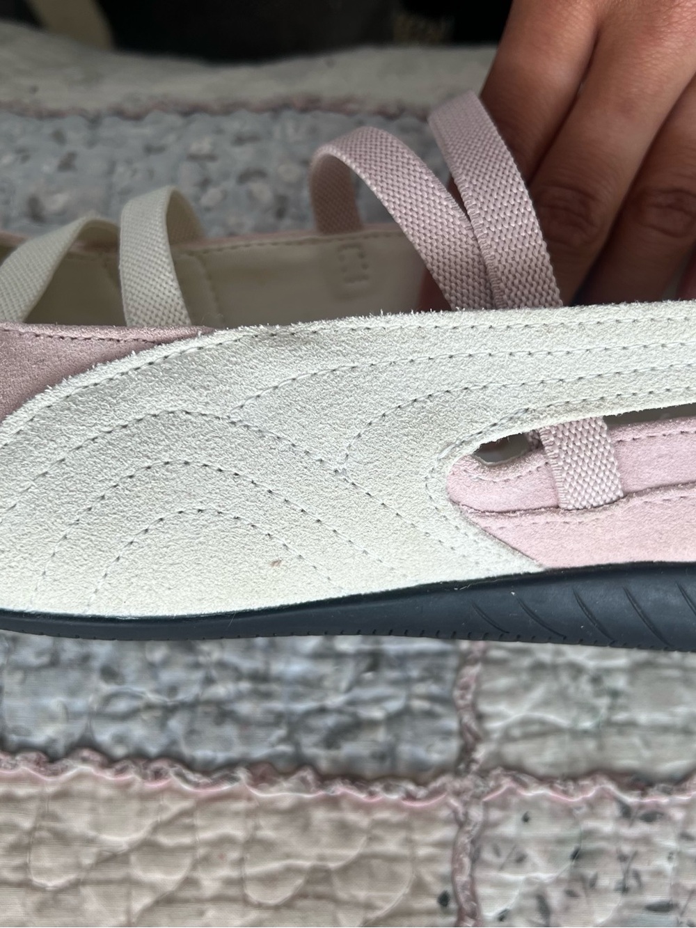 Suede Puma Speedcat Pink Ballet Flats - Picture 8 of 9
